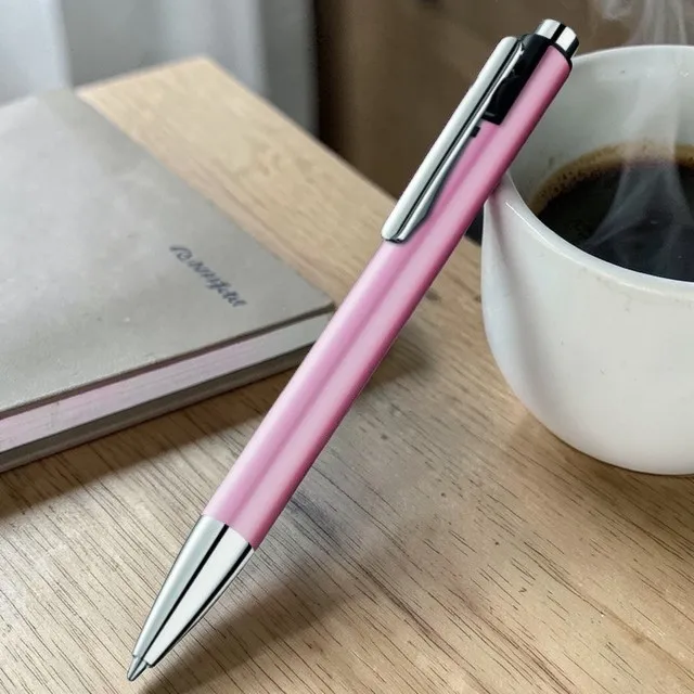 [SNAP-ROSA] Bolígrafo Metálico Snap (Oro Rosa)