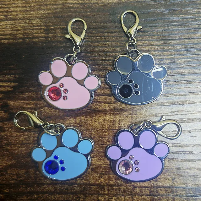 Placa para Mascotas Huella Glam