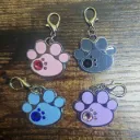 Placa para Mascotas Huella Glam