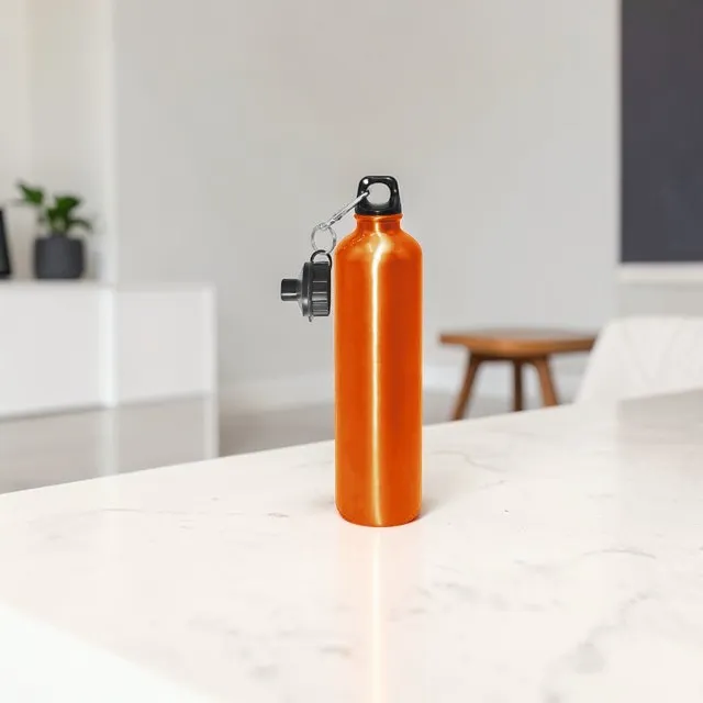 [VERONA-NARANJO] Botella Aluminio Deportiva Verona, 750ml (Naranjo)