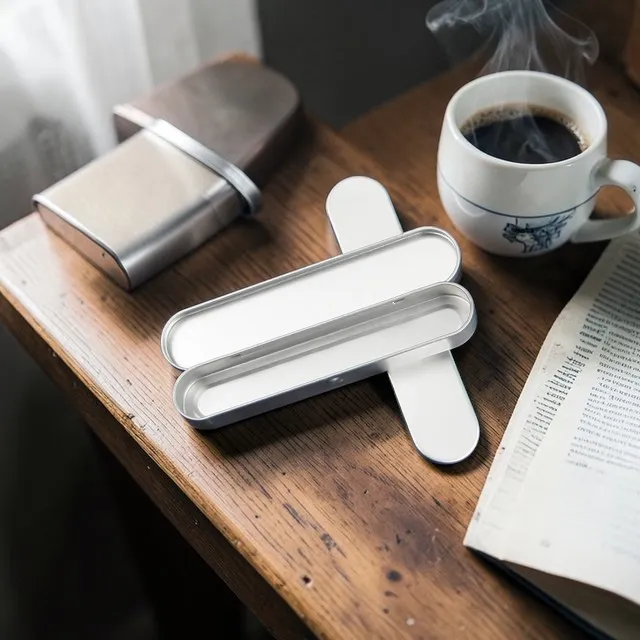 Caja Bolígrafo Silver Kyoto